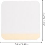 GALPADA Blank Breathable Adhesive Plaster Fixed Patches 100pcs 6cm x 6cm Medical Non-Woven Fabric Acupoint Stickers for DIY Herbal Plasters and Pain Relief Therapy - Image 3