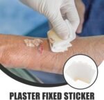 GALPADA Blank Breathable Adhesive Plaster Fixed Patches 100pcs 6cm x 6cm Medical Non-Woven Fabric Acupoint Stickers for DIY Herbal Plasters and Pain Relief Therapy - Image 7