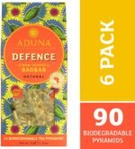 Aduna Defence Baobab Super Tea | Natural Caffeine-Free Herbal Infusion With Baobab, Ginger, & Lemon | Superfood Tea for Immunity & Digestive Support | 15 Biodegradable Pyramid Bags x 6 Packs - Image 3