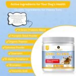 XL Pack - Ani-Safe Anal Gland PLUS Dog Treats for Digestive Pro + Postbiotic - Gut Health, Sensitive Tums, Scooting, Loose Stools, Smelly, Itchy Ears, Enzymes Great for all dogs 120 300g - Image 4