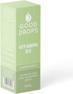 Good Drops Vegan Vitamin D3 Water Soluble Drops – 3X Better Absorption Micelle Technology | Bone & Immune Support | Plant-Based Liquid Supplement - Image 6