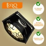 TORQ Flavoured Electrolyte Powder - Natural Vanilla Pod Isotonic Hydration Powder with Electrolytes Drink | Fast Delivery Energy Drink with High Carbohydrates and Sodium | 45 Single Servings - Image 3