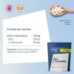 Zinc L-Carnosine Supplement - 75mg x 180 Capsules of Maximum Bioavailable Zinc L-Carnosine 2 Per Serving, Supports Gut Health, Nutrient Absorption, Digestive Comfort - 3 Months Supply - Image 5