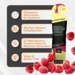 TORQ Running Gels with Electrolytes - 2:1 Maltodextrin: Fructose for Endurance Sports & Optimal Performance | Energy Gels for Running, Cycling & Marathons - 30g Carbs Per Gel | Cherry Yoghurt 15 - Image 4