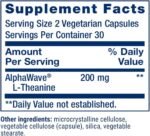 L-Theaniine, 100mg, Plant-Based Supplement – Lab-Tested, Gluten-Free, Soy-Free, Non-GMO, Vegetarian, 60 Capsules - Image 6