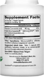 Doctor's Best - Fully Active Folate 400 with Quatrefolic | Support for Cardiovascular Health and The Nervous System - 90 Capsules - Image 3
