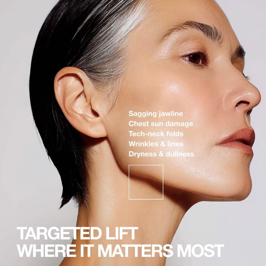 Azio Beauty Lift Factor Neck & Chest Cream 50ml – Firming, Lifting, Hydrating & Anti-Aging Cream for a Youthful and Defined Decolletage & Throat Area - Suitable for Sensitive Skin - Reduces Wrinkles - Image 3