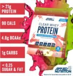 Applied Nutrition Clear Whey Isolate - Whey Protein Isolate, Refreshing High Protein Powder, Fruit Juice Style Flavours (Cherry & Apple) (250g - 10 Servings) - Image 3