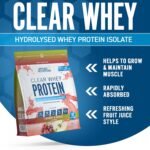 Applied Nutrition Clear Whey Isolate - Whey Protein Isolate, Refreshing High Protein Powder, Fruit Juice Style Flavours (Cherry & Apple) (250g - 10 Servings) - Image 4