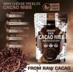 Organic Raw Cacao Nibs, Dark Chocolate Nuts, Pro Lite Cocoa Nibs from Peru Coco Nib Superfood Theobroma Cacao Plant by PROELITE (1000g) - Image 7