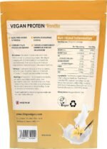 Vegan Protein Powder - 500g - Vanilla Flavour - Plant-Based High Protein Powder by The Good Guru - Image 3