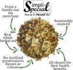 Immune Boosting Aloe Vera Eucalyptus and Manuka Honey Loose Leaf Tea by Simpli-Special | For Hot or Iced Tea | All Natural Herbal Tea Leaves | No Artificial Flavours (100g in Resealable Pouch) - Image 4