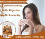 Premium 100 Pure Ceylon Cinnamon Tea Bags, Made with 100% Ceylon Cinnamon Sticks, No Additives & Caffeine Free. - Image 5