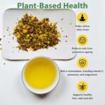 Turmeric Herbal Tea (32 Decaf Bags) – Premium Mango Fruit Blend with Calendula Flower & Australian Lemon Myrtle | Loose Leaf Quality for Digestion, Yoga & Wellbeing - Image 4