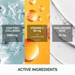 NFO Marine Collagen [14 Sachets X 5.3 G] Norwegian Natural High-Dose Complex Fish Protein Collagen Powder with Hyaluronic Acid, Biotin, Vitamin D3, and C from Acerola and Rosehip - Image 4