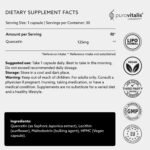 PUROVITALIS Liposomal Quercetin 125mg (500 mg Equivalent), 99% Purity, High Bioavailability, Antioxidant and Immune Support Supplement, 1-Month Supply (30 Vegan Capsules) - Image 5