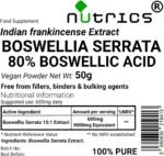 BOSWELLIA SERRATA 50g Extract Powder 80% Boswellic Acid - Indian Frankincense - Pure, No fillers, Binders or Bulking Agents - Image 3