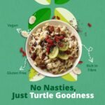 Turtle Cereal Better Breakfast – Goji & Chia Gluten Free Oats 400g (Pack of 4) | Gluten Free Porridge with Superfoods Goji Berries & Chia Seeds, Organic Oats, Vegan, No Added Sugar, High in Fibre - Image 4