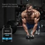 Bandini® L-Arginine 360 Capsules - 4500 mg High Dosage - Caps with Pure L Arginin HCL Powder - Natural Food Supplement - No Additives, Vegan - Ideal for Athletes - Italian Quality - Image 4