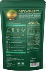 ELEVEA Moringa Oleifera Leaf Powder | Daily Green Superfood Powder | Vegan Superfood for Smoothies, Soups and Teas (100 g) - Image 3