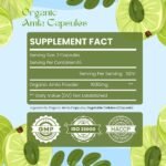 Amla Capsules (Phyllanthus Emblica) – Amalaki amla 90 Capsules | Natural Antioxidants Superfood | Herbal Supplement Amla Fruit Powder - Image 3