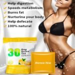 Lemon Flavor 30-Day Weight Loss Tea, 3g*30 Bags Fat Burning Slimming Detox Fruit Tea(1PCS) - Image 3