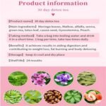 Peach Flavor 30-Day Weight Loss Tea - Fat Burning Slimming Detox Tea, 3g X 30 Bags(1PCS) - Image 4
