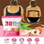 Peach Flavor 30-Day Weight Loss Tea - Fat Burning Slimming Detox Tea, 3g X 30 Bags(1PCS) - Image 6