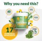 Super Greens Mango Blend Powder 300g - 17 Active Superfood Ingredients - 60 Servings - Vitamin & Mineral Rich Supplement - 100% Vegan, No Additives - Nu U Nutrition - Image 5