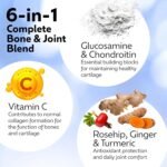 Glucosamine & Chondroitin Complex – 180 High Strength Capsules – Joint Support with Vitamin C, Turmeric, Ginger & Rosehip – 3 Month Supply – Advanced Formula by London Life Sciences - Image 5