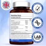 Glucosamine & Chondroitin Complex – 180 High Strength Capsules – Joint Support with Vitamin C, Turmeric, Ginger & Rosehip – 3 Month Supply – Advanced Formula by London Life Sciences - Image 7