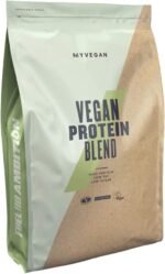 MyVegan Protein Blend by MyProtein. Natural Vegan Protein Powder with 5g of BCAAs. Great Tasting Strawberry Flavoured Plant Based Pea Protein. Gluten-Free and Low in Sugar - 1kg (33 Servings) - Image 3