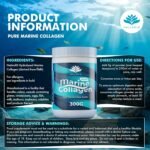 Pure Hydrolysed Marine Collagen Powder 300g | Natural | Unflavoured | Type 1 and 3 Marine Collagen Peptides | All 9 Aminos | Naticol Branded Peptides | 60 Servings - Made for Hellenia - Image 3