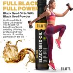 RAWYA Organic Black Seed Oil – 250ml, Unfiltered, Pure and Natural Kalonji (Nigella sativa), Cold-Pressed Black Cumin Seed Oil for Hair, Scalp and Skin Care, Great for Massage and Daily Wellness - Image 4