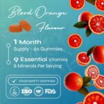 Known Tasty Daily Multivitamin Gummies - Supports Immune Health & Energy - Natural Blood Orange Flavour - 60 Vegan Gummies, 2 Months Supply - Image 4