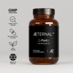 CoQ10 Ubiquinone with Piperine Black Pepper Extract | Natural Energy & Fatigue Support | Enhanced Absorption Antioxidant Q10 Formula | Vegan Non GMO Supplement | 60 Capsules | Made in UK | AETERNAL - Image 4