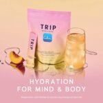 Trip Peach Yuzu Electrolyte Powder | Daily Hydration with Sodium, Magnesium, Vitamin D & More | Sugar Free + Vegan | Pack of 20 x 7.2 g sachets - Image 5