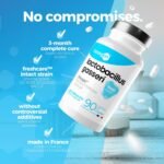 Lactobacillus Gasseri 10 Billion CFU/Capsule - +3 Month Complete Course - Probiotic L-Gasseri - Digestive Support - Freshcare™ Optimal Freshness - 90 Gastro-Resistant DRcaps™ - Vegan - Hexagon - Image 6