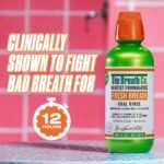 The Breath Co. Alcohol Free Mouthwash - Dentist Formulated Oral Rinse for 12 Hours of Fresh Breath - Mild Mint Flavour, 500ml - Image 3