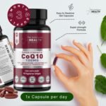The Intelligent Health CoQ10 Supplement, Fermented Coenzyme Q10 Ubiquinone for Women & Men, Easy to Swallow 100mg 90 Vegetarian Softgels - Image 5