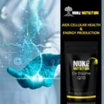 Nuke Nutrition COQ10 Supplement 100mg | 60 Co Enzyme CQ10 High Strength Capsules | Powerful Antioxidant for Heart and Cardiovascular Health | Co Enzyme Q 10 High Absorption | Vegetarian Friendly - Image 4