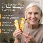 Benjamin Button Marine Collagen Liquid Sachet w/Hyaluronic Acid & Vitamin C | for Hair, Skin, Nails & Joints | 12,000mg High Strength Hydrolysed Collagen (Mango, 28x Sachets) - Image 5