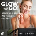 Benjamin Button Marine Collagen Liquid Sachet w/Hyaluronic Acid & Vitamin C | for Hair, Skin, Nails & Joints | 12,000mg High Strength Hydrolysed Collagen (Orange, 14x Sachets) - Image 4