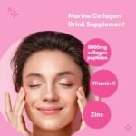 Solv Liquid 8000mg Marine Collagen Peptide Beauty Supplement Gel 14x15ml Sachets High Strength Great Tasting VIT C Biotin. for Skin, Hair, Nails. Firmness, Elasticity Menopause Support (Cherry) - Image 3