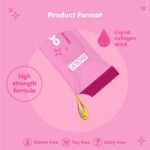 Solv Liquid 8000mg Marine Collagen Peptide Beauty Supplement Gel 14x15ml Sachets High Strength Great Tasting VIT C Biotin. for Skin, Hair, Nails. Firmness, Elasticity Menopause Support (Cherry) - Image 5