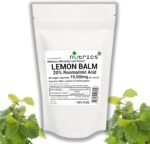 19,500mg (per Capsule) Lemon Balm Extract 60 V Capsules - 20% ROSMARINIC Acid Strong One A Day - 100% Pure - Free from fillers, Binders & Bulking Agents (60 V Capsules (2 Months Supply)) - Image 2