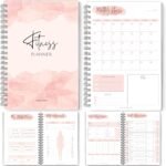 3 Month Fitness & Workout Planner for Women | Gym Journal, Weight Loss Tracker, Meal Planner, Self Care Habit Tracker | Workout & Wellness Journal | A5 (Pink) - Image 2
