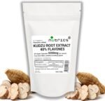 3200mg (per Capsule) KUDZU Root Extract 40% Flavones 30 V Capsules (1 Month Supply) Pueraria lobata Aqueous Extract Strong Effective Dose - Vegan Vegetarian Dietary Supplement - Image 2