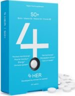 4 HER 50+ - Multi Vitamins for Women Over 50 - Vegan Tablets, 60pcs - Multi Vitamins and Minerals Supplements with Biotin, Vitamin K2, Vitamin D3 and Vitamin B2 - Post Menopause Supplements - Image 2