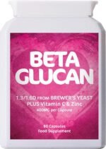 400 mg Beta Glucan 1.3/1.6-D Capsules with Vitamin C and Zinc - Pack of 60 - Image 2